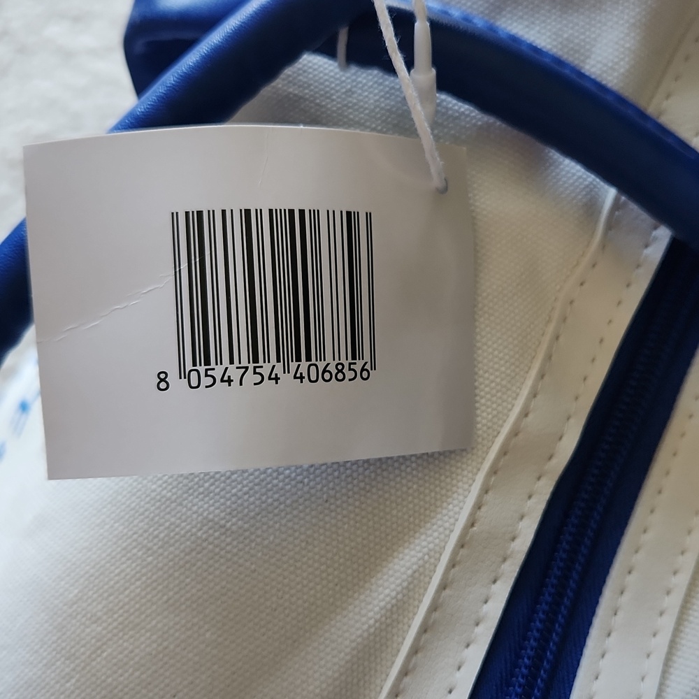 NWT Dolce & Gabbana Light Blue and White Duffel Bag - Picture 9 of 11